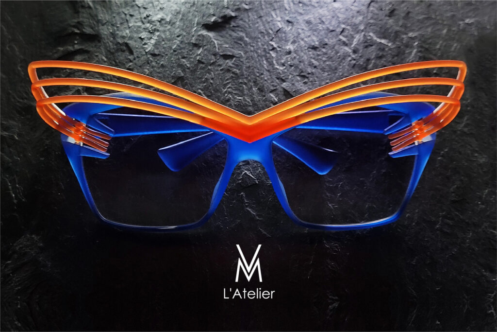 Monture KINGDOM - packshot bleu/orange